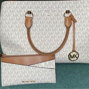 Michael Kors purse and wallet. used - like new.